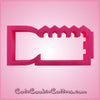 Pink D-Fence Cookie Cutter