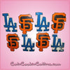 Pink SF Giants Cookie Cutter