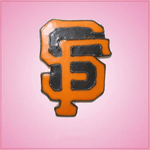 Pink SF Giants Cookie Cutter