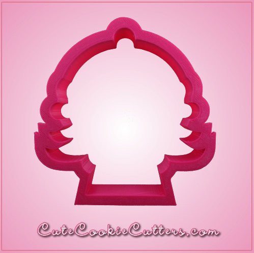 Pink Alexa Winter Girl Cookie Cutter - Cheap Cookie Cutters