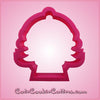 Pink Alexa Winter Girl Cookie Cutter