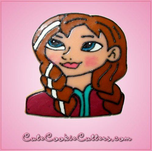 Pink Chilly Girl Cookie Cutter