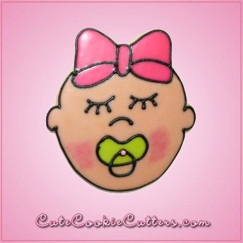 Pink Baby Girl Cookie Cutter