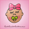 Pink Baby Girl Cookie Cutter