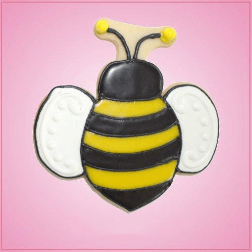 Pink Bailey Bee Cookie Cutter