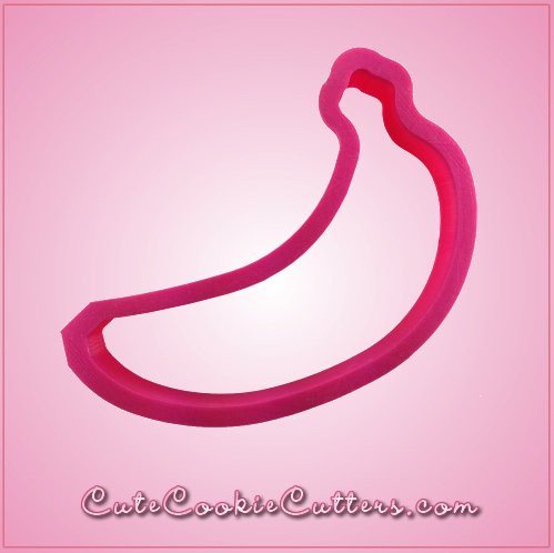 Pink Banana Single Cookie Cutter - Cheap Cookie Cutters