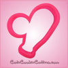 Pink Baseball Bat and Ball Cookie Cutter