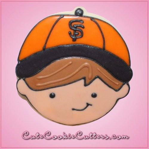 Pink Wayne Winter Boy Cookie Cutter