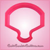 Pink Basketball Hoop Cookie Cutter