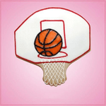 Pink Basketball Hoop Cookie Cutter