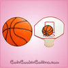 Pink Basketball Hoop Cookie Cutter