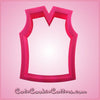 Pink Basketball Jersey Cookie Cutter