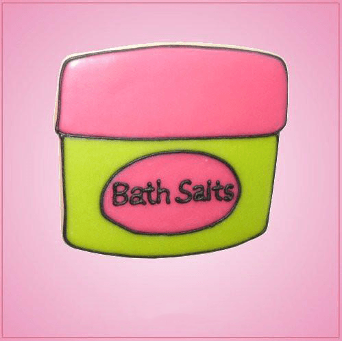 Pink Bath Salts Jar Cookie Cutter