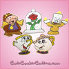 Pink Cogsworth Cookie Cutter 