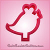 Pink Becky Bird With Antennae Cookie Cutter