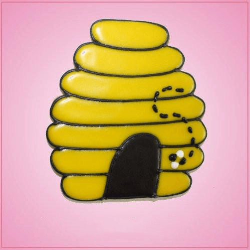 Pink Bee Hive 2 Cookie Cutter