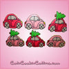 Pink Beetle Car With Tree Cookie Cutter