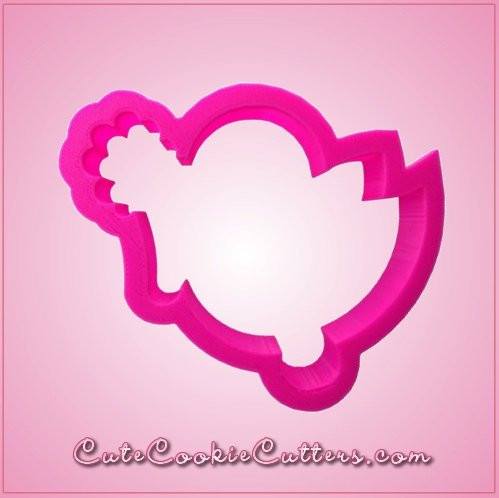 Pink Bella Birdie With Clover Cookie Cutter - Cheap Cookie Cutters