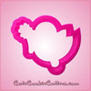 Pink Bella Birdie With Clover Cookie Cutter