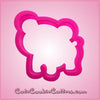 Pink Bernie Bear Cookie Cutter