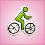 Pink Biker Cookie Cutter