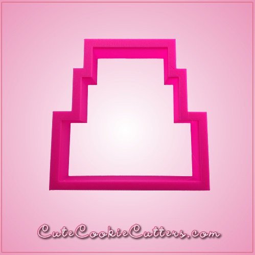 Pink Birthday Cake Cookie Cutter