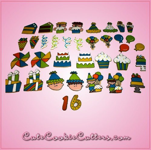 Pink Party Hat Cookie Cutter