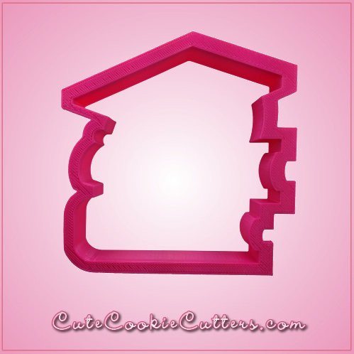 Pink Books With Grad Cap Cookie Cutter