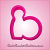 Pink Bowling Pin and Ball Cookie Cutter