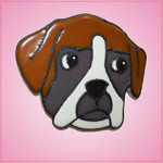 Pink Boxer Dog Edster Cookie Cutter