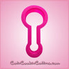 Pink Bubble Wand Cookie Cutter