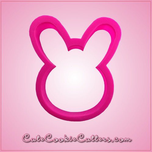 Pink Buffy Girl Bunny Cookie Cutter