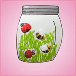 Pink Bug Jar Cookie Cutter