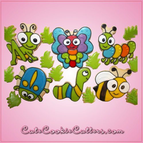 Pink Barney Beetle Cookie Cutter