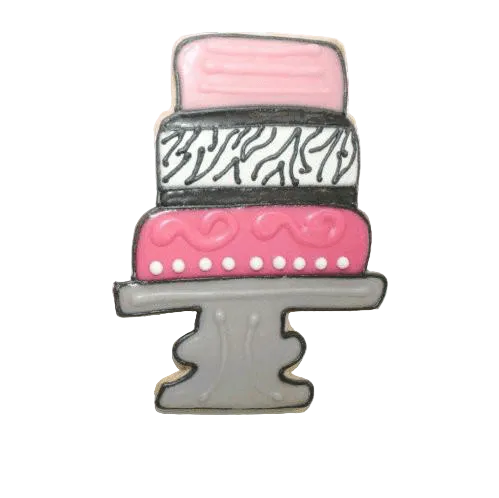 Pink Cake Tier Cookie Cutter