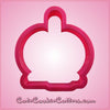 Pink Caramel Apple Cookie Cutter