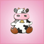 Pink Carrie Cow Cookie Cutter