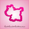 Pink Cassidy Cow Cookie Cutter