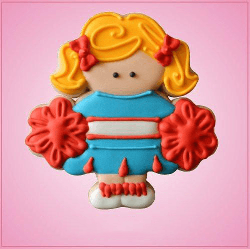 Pink Cheerleader Cookie Cutter