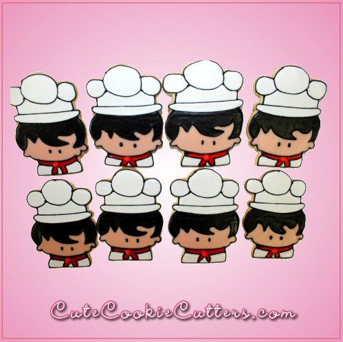Pink Chef Carlo Cookie Cutter