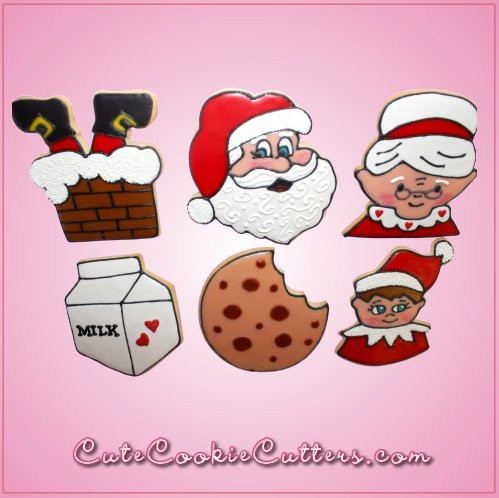 Pink Mrs Claus Cookie Cutter