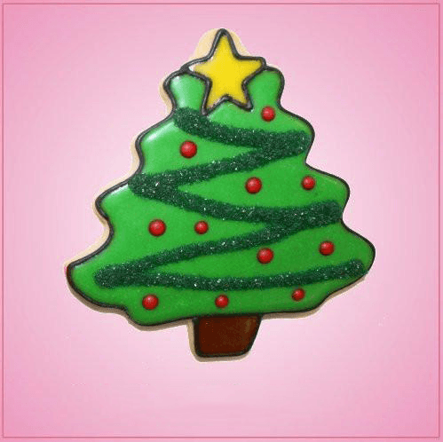 Pink Christmas Tree Cookie Cutter