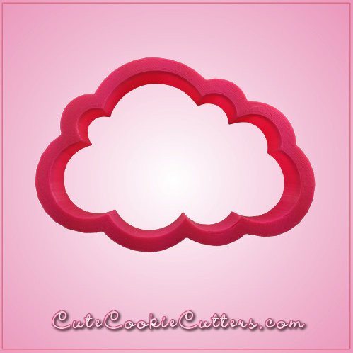 Pink Cloud Cookie Cutter