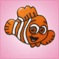 Pink Clyde Clownfish Cookie Cutter