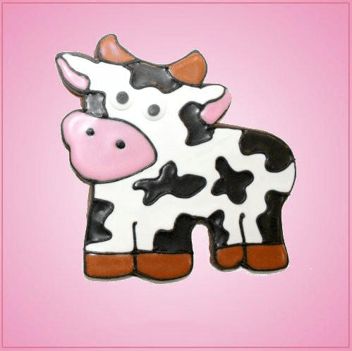 Pink Collin Cow Cookie Cutter 