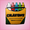 Pink Crayon Box Cookie Cutter