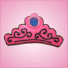 Pink Tiara Crown Cookie Cutter