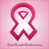 Pink Detailed Cancer Awareness Ribbon Cookie Cutter