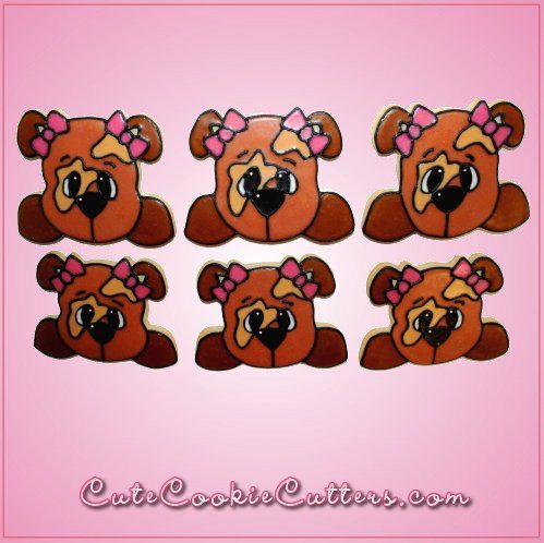Pink Diane Dog Cookie Cutter - Cheap Cookie Cutters