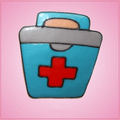 Pink Doctor Bag Cookie Cutter